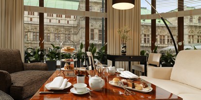Hochzeit - Preisniveau: hochpreisig - Wien - Tea-Time @ Bristol-Suite - Hotel Bristol Vienna