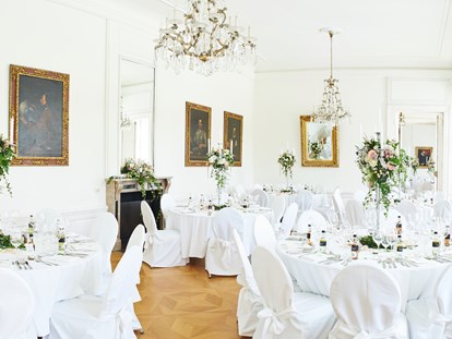 Hochzeit - Art der Location: Schloss - Wien - Traumhochzeit im SCHLOSS Miller-Aichholz - Schloss Miller-Aichholz - Europahaus Wien