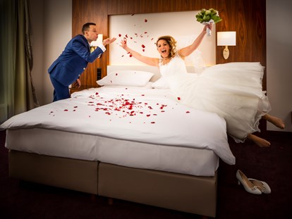 Hochzeit - Hochzeitsessen: 3-Gänge Hochzeitsmenü - Wien - Hotel Stefanie - nach dem Feiern ... Hochzeitsnacht - Hotel & Restaurant Stefanie