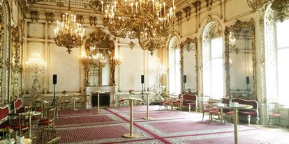 Hochzeit - Art der Location: Schloss - Wien - Der Festsaal des Palais Pallavicini. - Palais Pallavicini