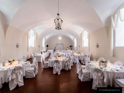 Hochzeit - Art der Location: Schloss - Feiern Sie Ihre Hochzeit im Schloss Halbturn im Burgenland.
Foto © weddingreport.at - Schloss Halbturn - Restaurant Knappenstöckl