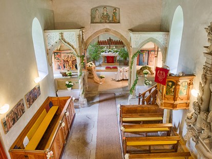 Hochzeit - Art der Location: Wintergarten - Burgeigene Kapelle
 - Heiraten auf Schloss Horneck / Eventscheune 