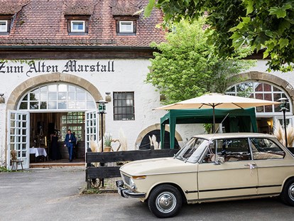 Hochzeit - Art der Location: im Freien - Schöntal - Heiraten auf Schloss Horneck / Eventscheune 