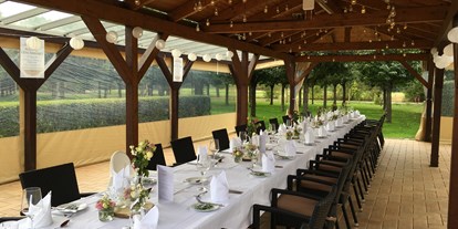 Hochzeit - Art der Location: Eventlocation - Siegburg - Gartenpavillon - Golf-Club Schloss Miel