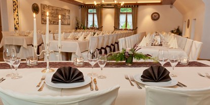 Hochzeit - Art der Location: Restaurant - Weingarten (Landkreis Ravensburg) - unser Hubertus-Saal - Hofgut Elchenreute Andechser Waldwirtschaft