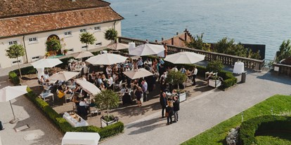 Hochzeit - Art der Location: Restaurant - Region Bodensee - Die Terrasse des Neues Schloss Meersburg. - Neues Schloss Meersburg