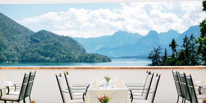 Hochzeit - Art der Location: Hotel - Salzburg - Terrasse  - Seehotel Billroth