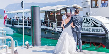 Hochzeit - Umgebung: am See - Ebensee - Die WolfgangseeSchifffahrt bietet den perfekten Rahmen für eine unvergessliche Hochzeit am Wolfgangsee - SchafbergBahn & WolfgangseeSchifffahrt