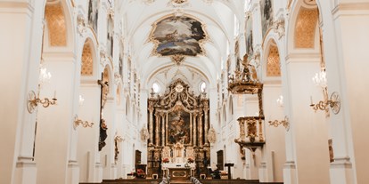 Hochzeit - Preisniveau: moderat - Dachau - Die baroke Basilika des Kloster Scheyern.
Hier sind kirchliche Trauungen möglich. - Klosterschenke Scheyern - Prielhof