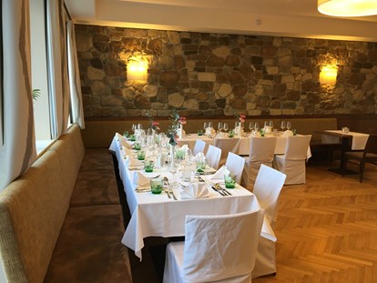 Hochzeit - Art der Location: Gasthaus - Kleiner Saal - gedeckt für ca 20 Personen - Donauhof Zwentendorf