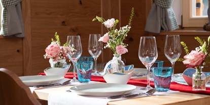 Hochzeit - Preisniveau: hochpreisig - Tiroler Unterland - Tischdeko - Spitzing Alm
