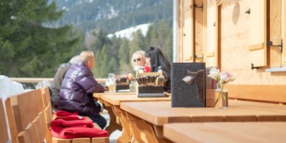Hochzeit - Preisniveau: hochpreisig - Tiroler Unterland - Terasse - Spitzing Alm