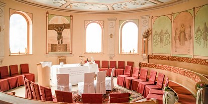 Hochzeit - Art der Location: Eventlocation - Hauseigene Kapelle im Rundturm des Weinschloss Thaller - Weinschloss Thaller