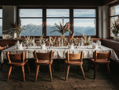 Hochzeit - Hochzeits-Stil: Boho - Nordkette / Restaurant Seegrube