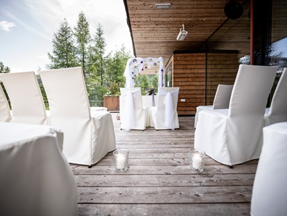 Hochzeit - Art der Location: im Freien - Seefeld in Tirol - Unser Außenbereich ist beliebt für eine Trauung im Freien, die Agape und den Empfang. - Lizum 1600 - Ihre Hochzeitslocation