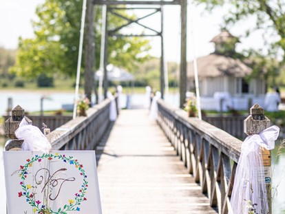 Hochzeit - Hochzeitsessen: À la carte - Zugang zur Hochzeitsinsel im See. - VILA VITA Pannonia