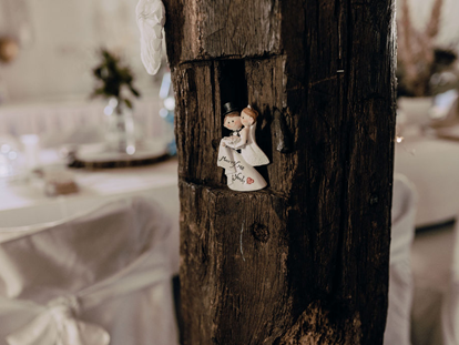 Hochzeit - Art der Location: Scheune - Detaildeko im Speicher - Wasserburg Turow