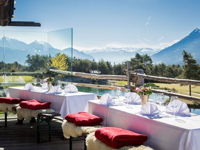 Hochzeit - Preisniveau: moderat - Seefeld in Tirol - Terrasse - Stöttlalm