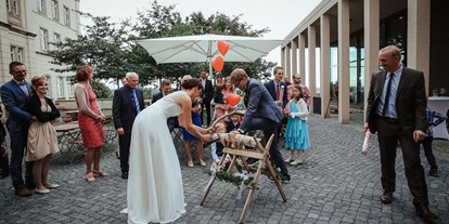 Hochzeit - Parkplatz: kostenlos - Wachau - Heiraten auf Schloss Sonnenstein | Schloßcafé Pirna
