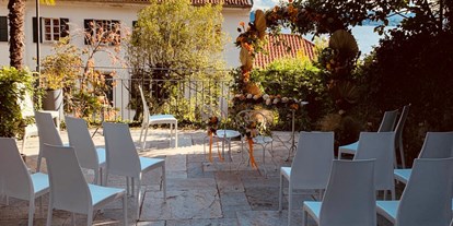 Hochzeit - Parkplatz: kostenlos - Mailand - Der private Garten der Villa Piceni mit Seeblick. - Villa Piceni
