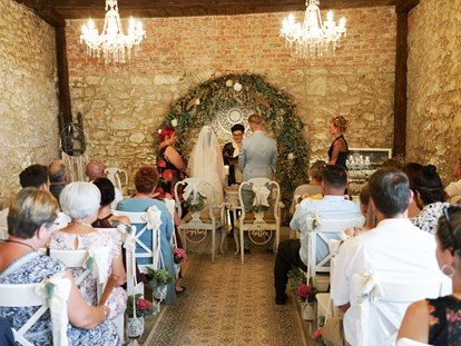 Hochzeit - Art der Location: privates Anwesen - Die Supper schöne Hochzeit von Andreas und Ines am 2.08.2020 - Himmelblau Rust - Hochzeit im Vintage Haus