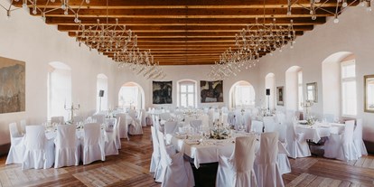 Hochzeit - Geeignet für: Firmenweihnachtsfeier - Gundelsheim (Landkreis Heilbronn) - Der große Festsaal der Burg Stettenfels. - Burg Stettenfels