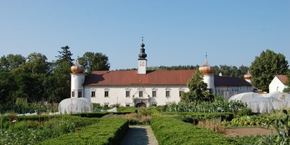 Hochzeit - Kirche - Mühlbach am Manhartsberg - Blick auf den Nord-Trakt von Schloss Schiltern - Schloss Schiltern