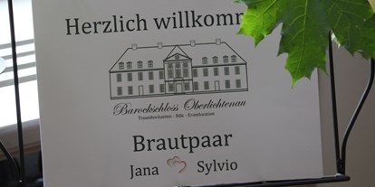 Hochzeit - Kapelle - ohne Worte - Barockschloss Oberlichtenau
