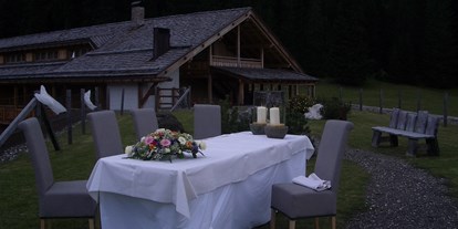 Hochzeit - Umgebung: in den Bergen - Dolomiten - Tirler - Dolomites Living Hotel