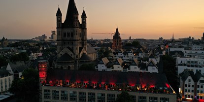Hochzeit - Geeignet für: Theater und Musical - Bedburg - Panorama Ansicht vom Rheinloft Cologne in Köln. - RHEINLOFT COLOGNE