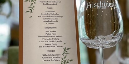Hochzeit - Hochzeitsessen: mehrgängiges Hochzeitsmenü - Saarlouis - Frischbier’s Eventlocation