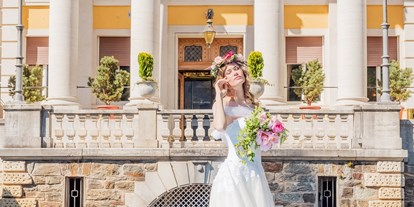 Hochzeit - Art der Location: Villa - Levico Terme - Vor und in dem Hotel können traumhafte Hochzeitsfotos geschossen werden - Grand Hotel Imperial