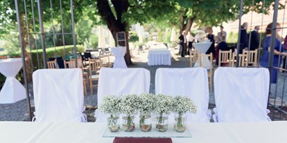 Hochzeit - Art der Location: Bauernhof/Landhaus - Puch bei Weiz - Hochzeitsfeier im Garten - Landgut Riegerbauer