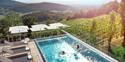 Hochzeit - Österreich - Infinety Pool am Rooftop
Beheizt 25 Grad - Weingartenhotel Harkamp