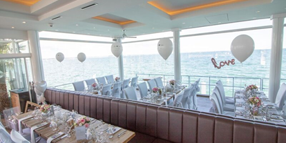 Hochzeit - Art der Location: Strand - Erdgeschoss Seeseite - Restaurant Wolkenlos