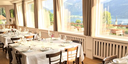 Hochzeit - Art der Location: Alm - Traum Blick für die Traumhochzeit von unserer Terrasse über den Schliersee zur Brecherspitz. - Basislager Schliersee