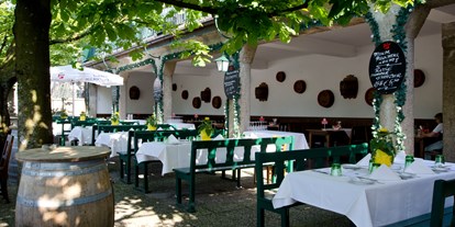 Hochzeit - interne Bewirtung - Berchtesgaden - Gastgarten - Restaurant Stieglkeller - Salzburg