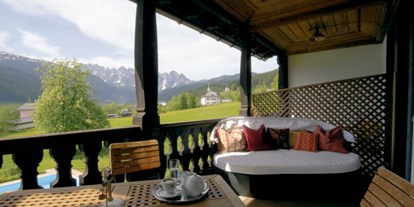 Hochzeit - Oberösterreich - Zimmer Residenz mit herrlichem Ausblich auf die Bergkulisse - Hotel Landhaus Koller