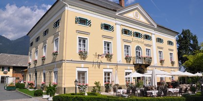 Hochzeit - Personenanzahl - Bezirk Hermagor - Außenansicht  - Schloss Hotel Lerchenhof