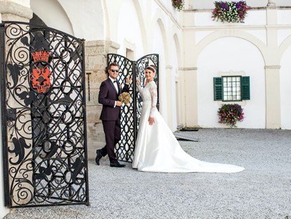 Hochzeit - Trauung im Freien - Kitzladen - Florentinerhof Gartenschloss Herberstein  - Gartenschloss Herberstein