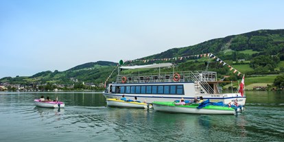 Hochzeit - externes Catering - Oberösterreich - Bootsflotte - Mondsee Schifffahrt Hemetsberger