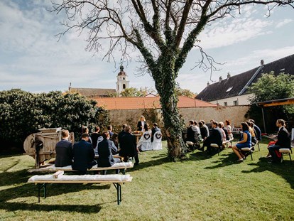 Hochzeit - Hochzeitsessen: mehrgängiges Hochzeitsmenü - Niederösterreich - Trauung im Garten - Kaiser's Hof