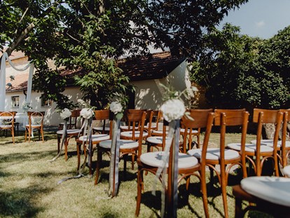 Hochzeit - Hochzeitsessen: mehrgängiges Hochzeitsmenü - Trauung im Garten - Kaiser's Hof
