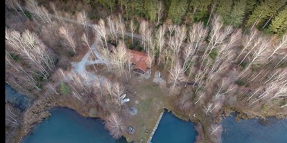 Hochzeit - Art der Location: Waldhochzeit - Drohnebild Areal Herbst - Verwunschener See südlich von Hannover-Nähe Marienburg 