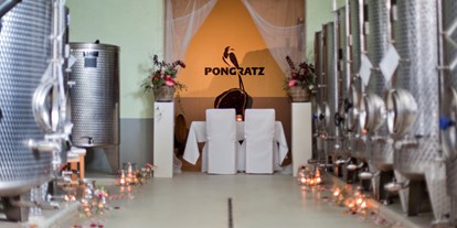 Hochzeit - Parkplatz: kostenlos - Pohorje z okolico - Weingut Pongratz