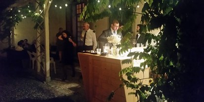 Hochzeit - Art der Location: im Freien - Schweiz - Bar auf der Schlossterrasse - Event Schloss Reichenau