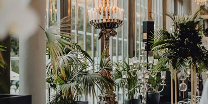 Hochzeit - Geeignet für: Firmenweihnachtsfeier - Münchner Umland - Hochzeit im Schlosscafé im Palmenhaus, München - Schlosscafe im Palmenhaus