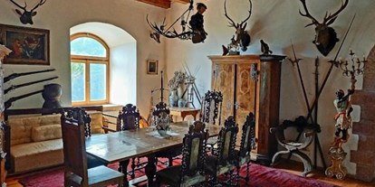 Hochzeit - externes Catering - Südtirol - Der kleiner Besprechungsraum des Schloss Wangen in Bozen. - Schloss Wangen Bellermont