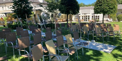 Hochzeit - Umgebung: im Park - Traunkirchen - Restaurant & Hotel Waldesruh