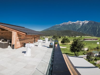 Hochzeit - Klimaanlage - Österreich - Dachterrasse für Empfänge - Greenvieh Chalet